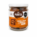 GALLETA CACAO VAINILLA MANI FRASCO 200 GR - LA PURITA VERDAD