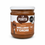 Crema de avellanas y cacao 410gr - La purita