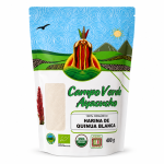 HARINA QUINUA BLANCA ORG 500GR - FDA CAMPO VERDE