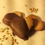 Galleta Corazón Integral con chocolate x100g - Norbert y sus Enanos